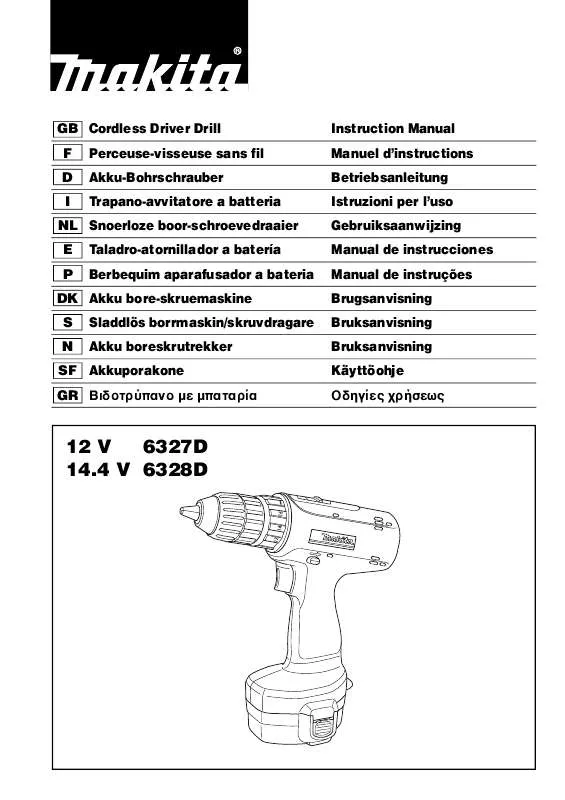 Mode d'emploi MAKITA 6328D