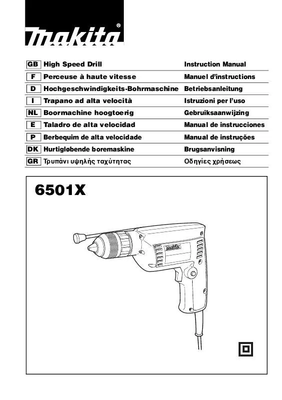 Mode d'emploi MAKITA 6501X