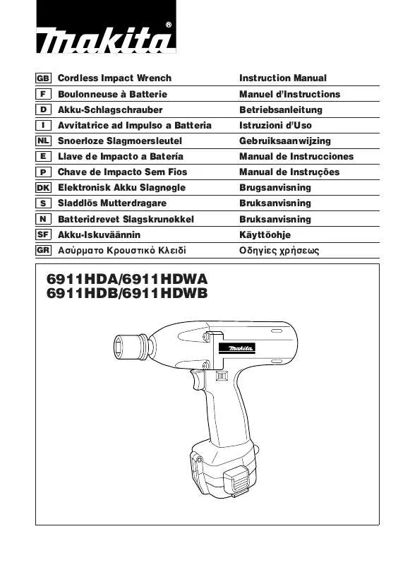 Mode d'emploi MAKITA 6911HDA