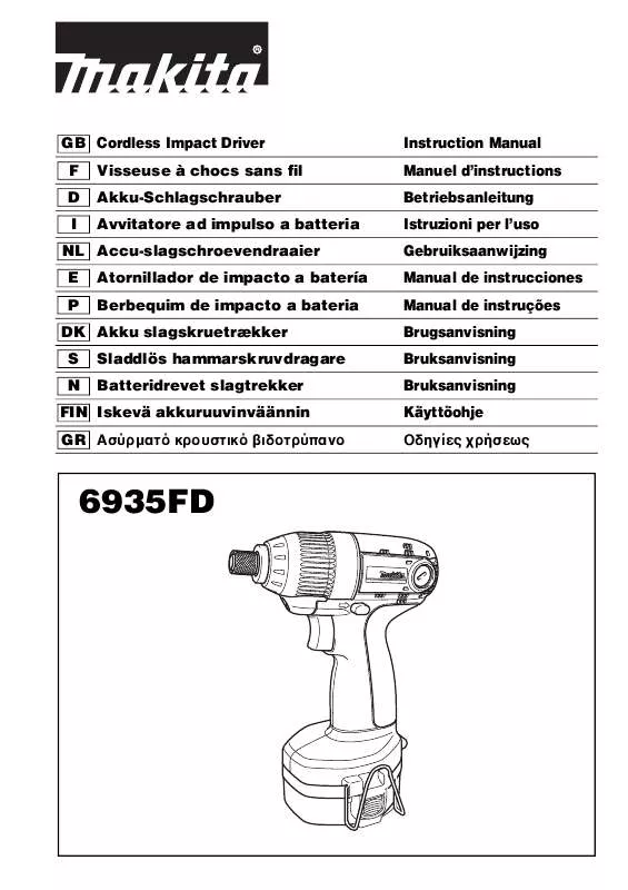 Mode d'emploi MAKITA 6935FD