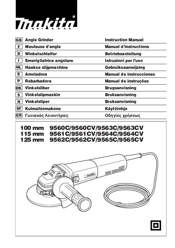 Mode d'emploi MAKITA 9560CV