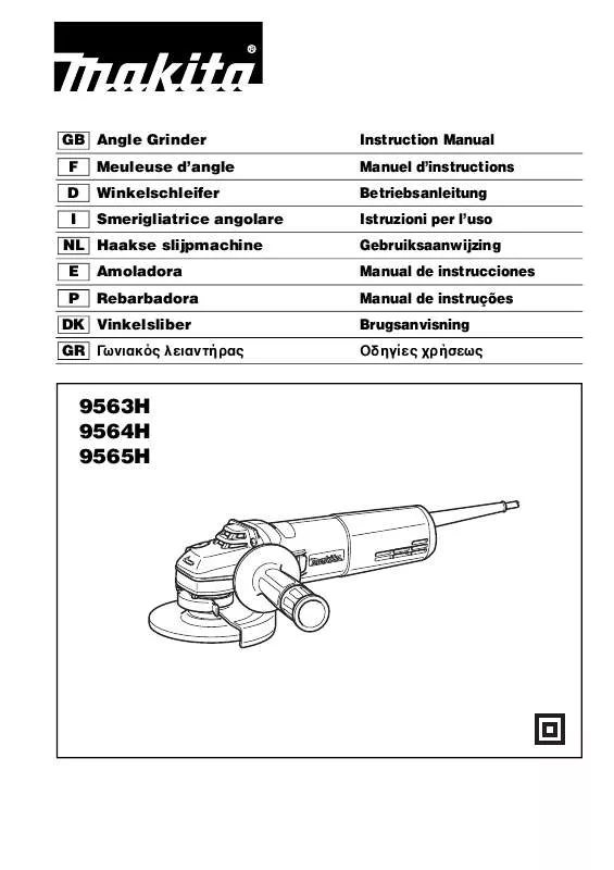 Mode d'emploi MAKITA 9563H