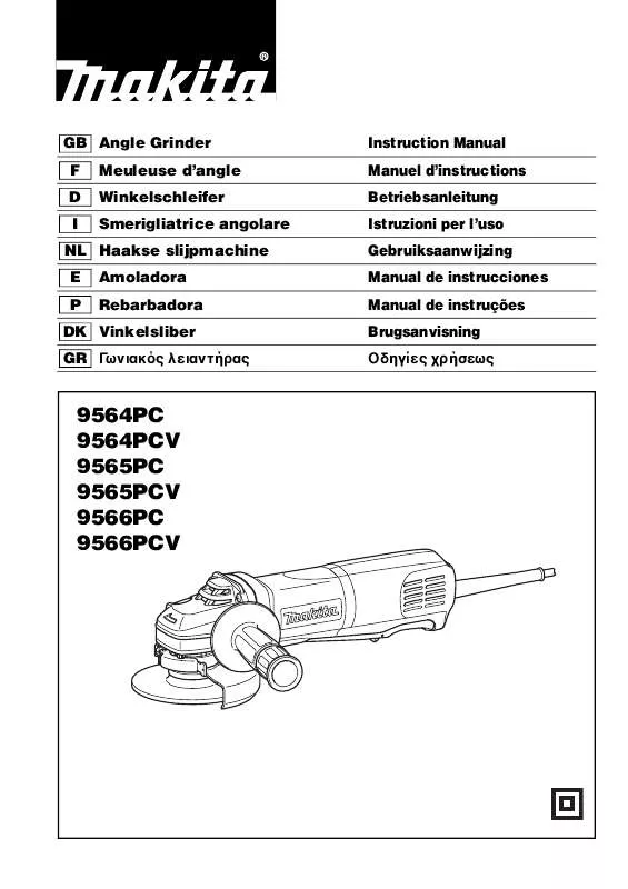 Mode d'emploi MAKITA 9564PC