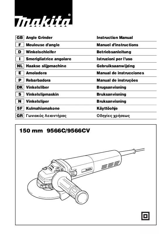 Mode d'emploi MAKITA 9566C