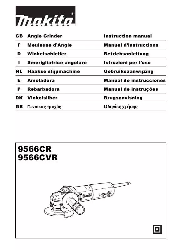 Mode d'emploi MAKITA 9566CVR