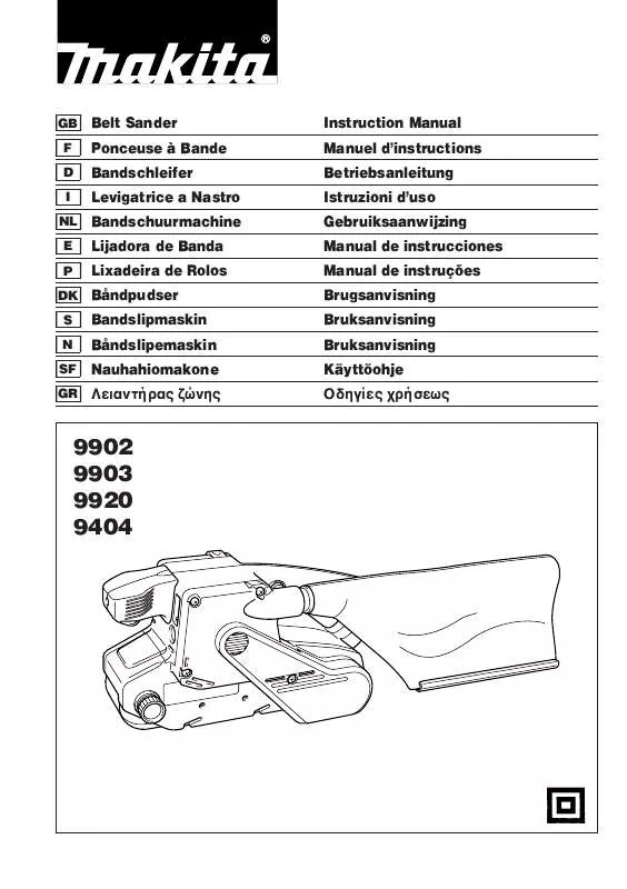 Mode d'emploi MAKITA 9902