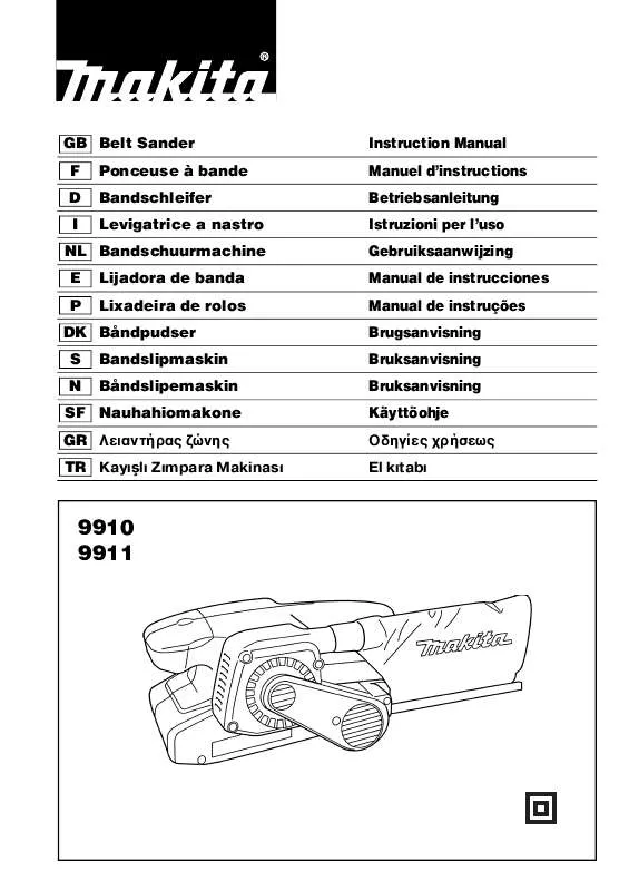 Mode d'emploi MAKITA 9911