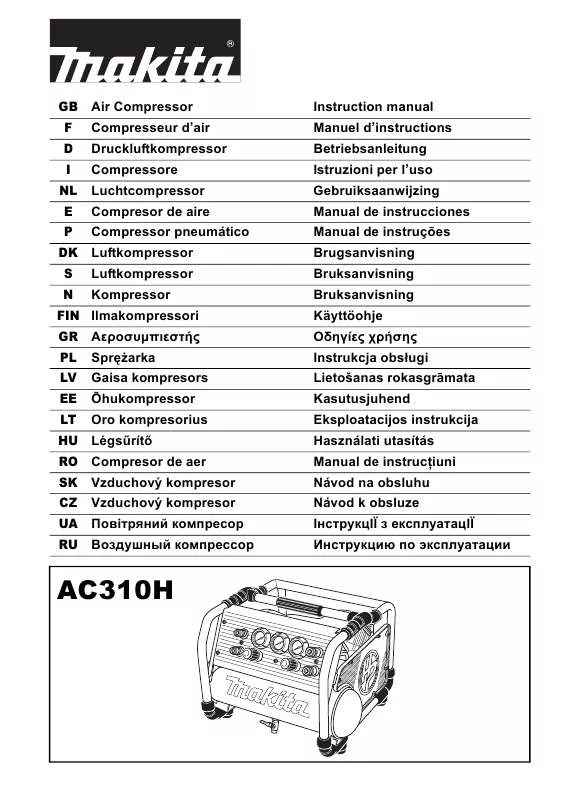 Mode d'emploi MAKITA AC310H