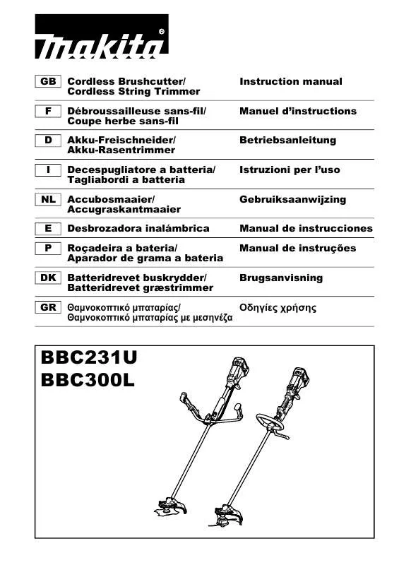 Mode d'emploi MAKITA BBC300L