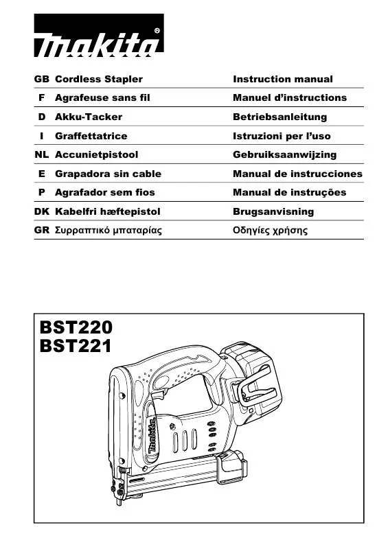 Mode d'emploi MAKITA BST220