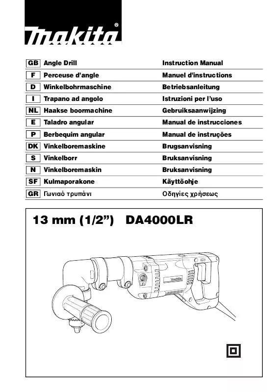 Mode d'emploi MAKITA DA4000LR