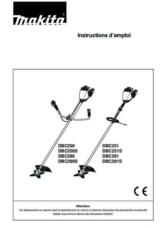 Mode d'emploi MAKITA DBC250S