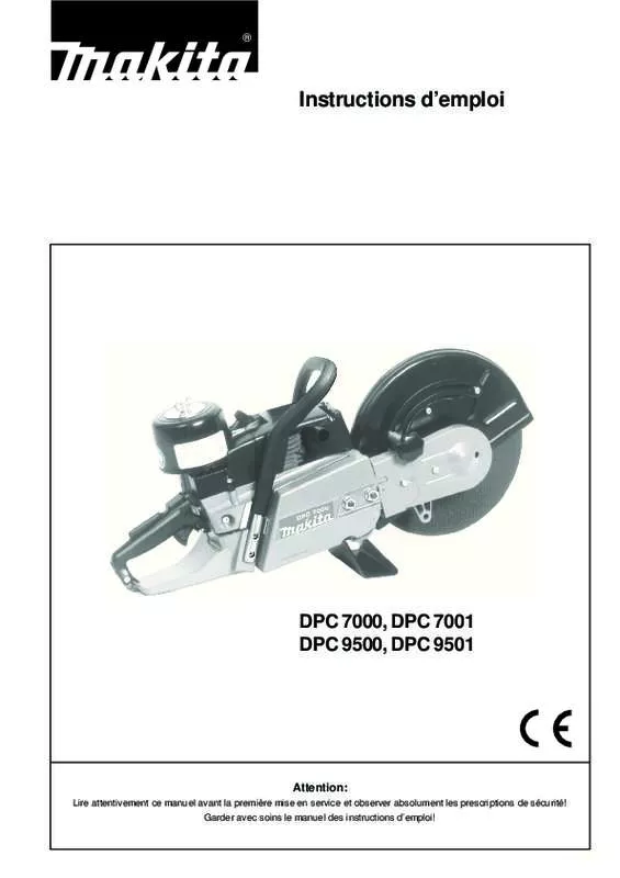 Mode d'emploi MAKITA DPC7000