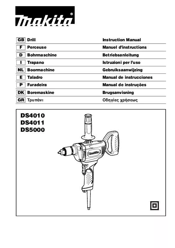 Mode d'emploi MAKITA DS4011