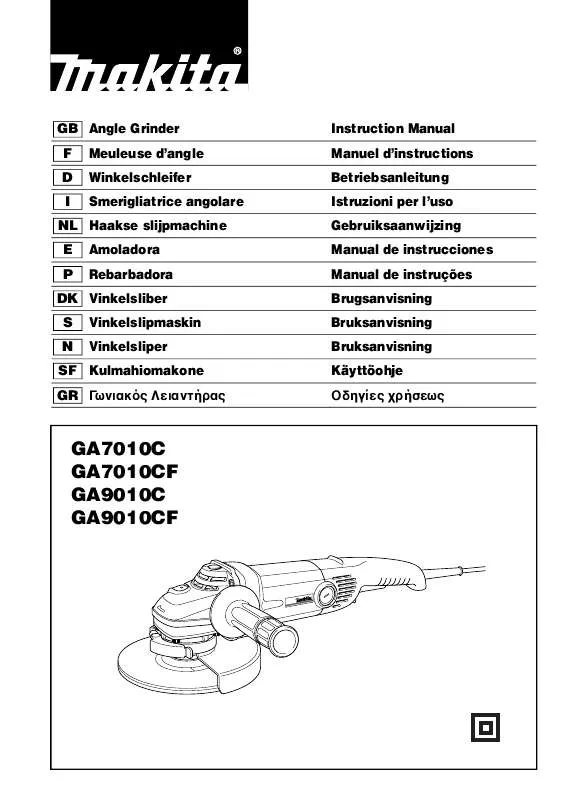 Mode d'emploi MAKITA GA7010CF