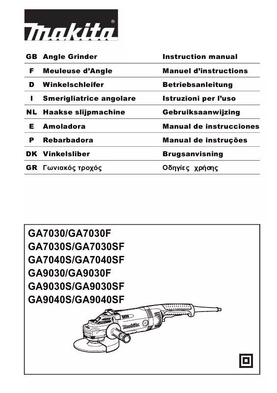 Mode d'emploi MAKITA GA7040SF