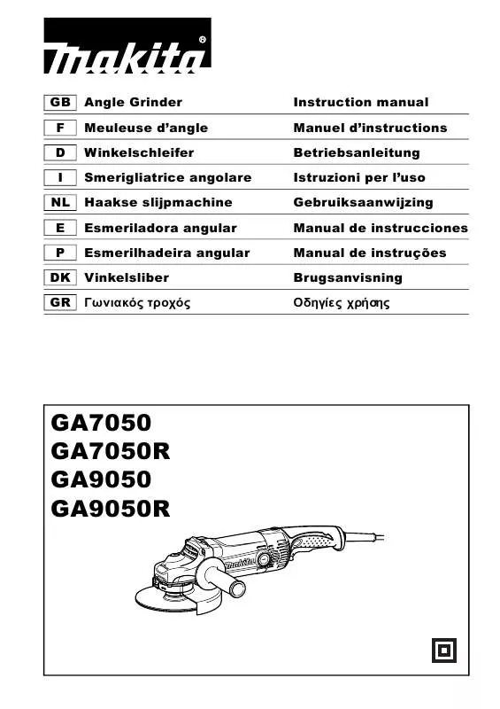 Mode d'emploi MAKITA GA9050R