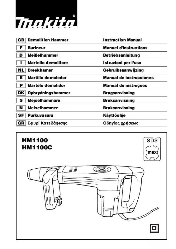 Mode d'emploi MAKITA HM1100