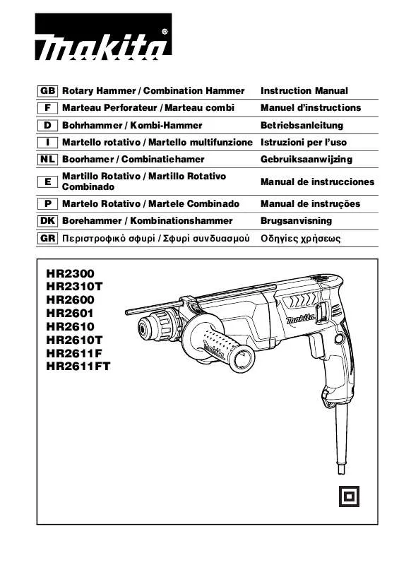 Mode d'emploi MAKITA HR2300 HR2310T