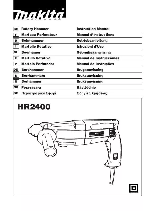 Mode d'emploi MAKITA HR2400