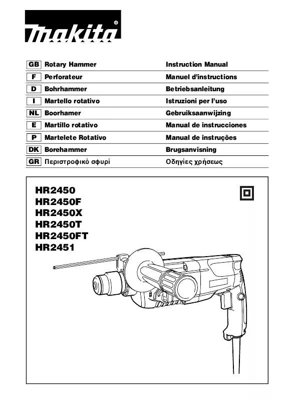 Mode d'emploi MAKITA HR2450T