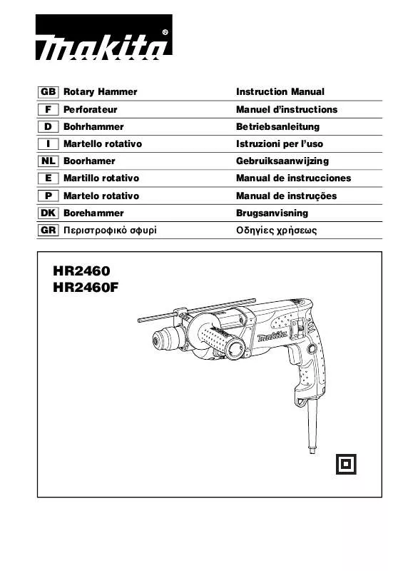 Mode d'emploi MAKITA HR2460F