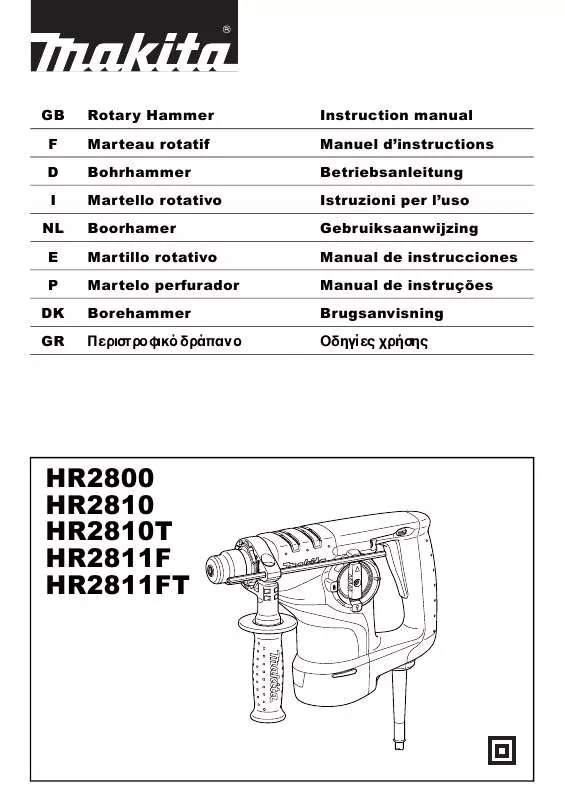 Mode d'emploi MAKITA HR2800