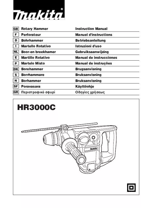 Mode d'emploi MAKITA HR3000C