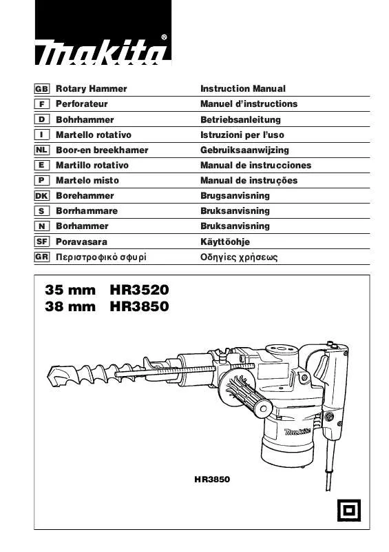 Mode d'emploi MAKITA HR3520