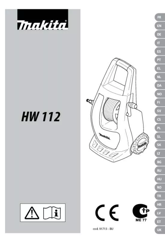 Mode d'emploi MAKITA HW112