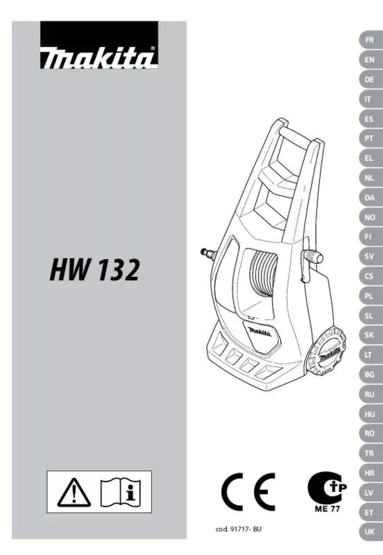 Mode d'emploi MAKITA HW132