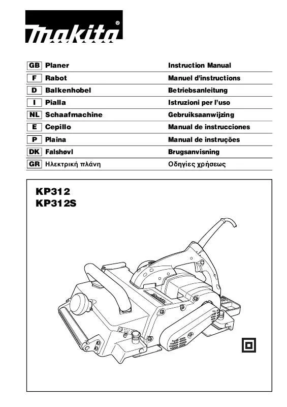 Mode d'emploi MAKITA KP312S