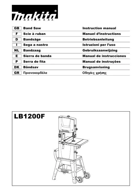 Mode d'emploi MAKITA LB1200F