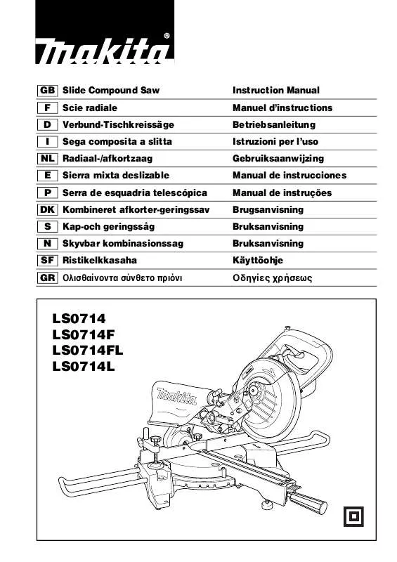 Mode d'emploi MAKITA LS0714