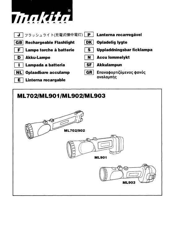 Mode d'emploi MAKITA ML702