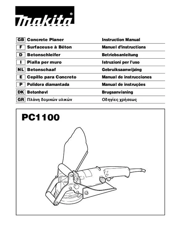 Mode d'emploi MAKITA PC1100