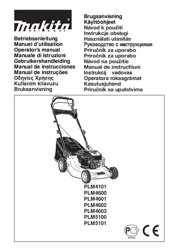 Mode d'emploi MAKITA PLM4601