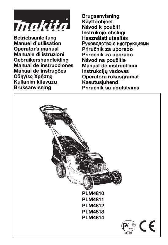 Mode d'emploi MAKITA PLM4811