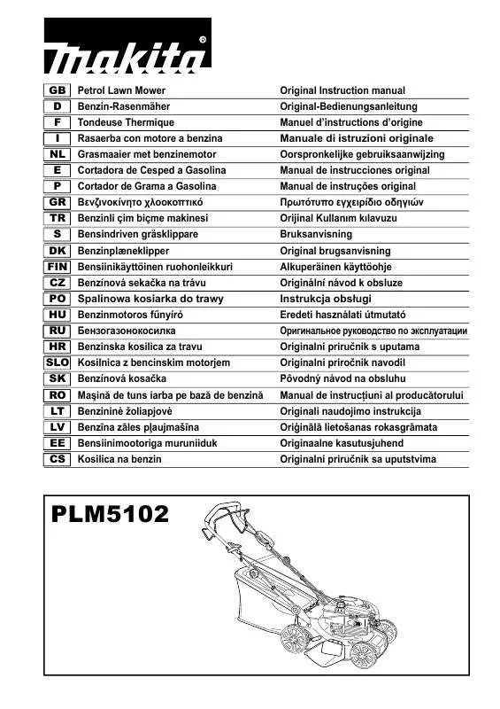 Mode d'emploi MAKITA PLM5102