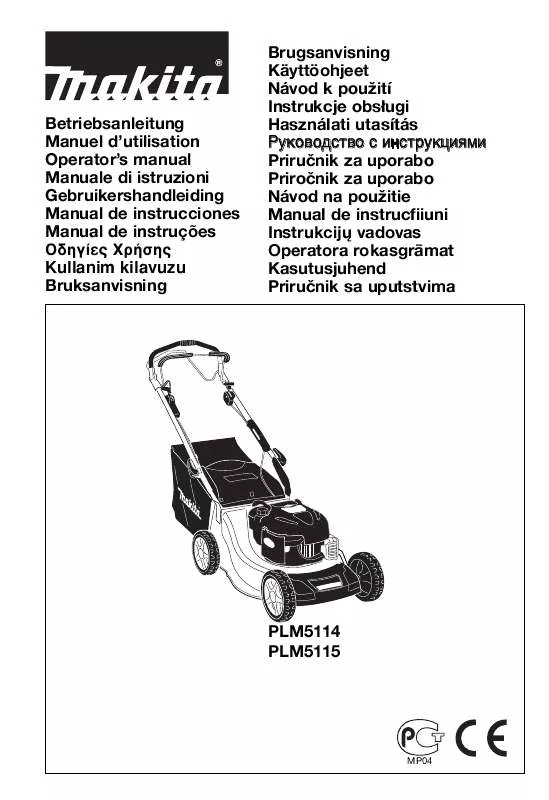 Mode d'emploi MAKITA PLM5115