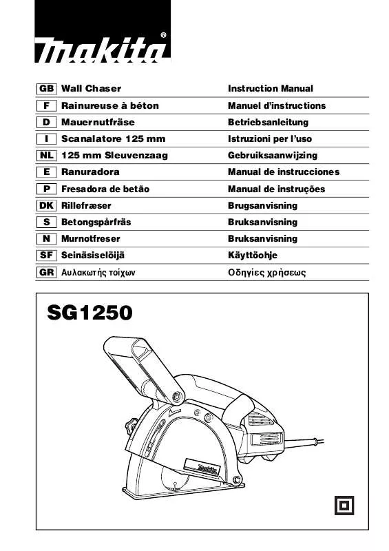 Mode d'emploi MAKITA SG1250