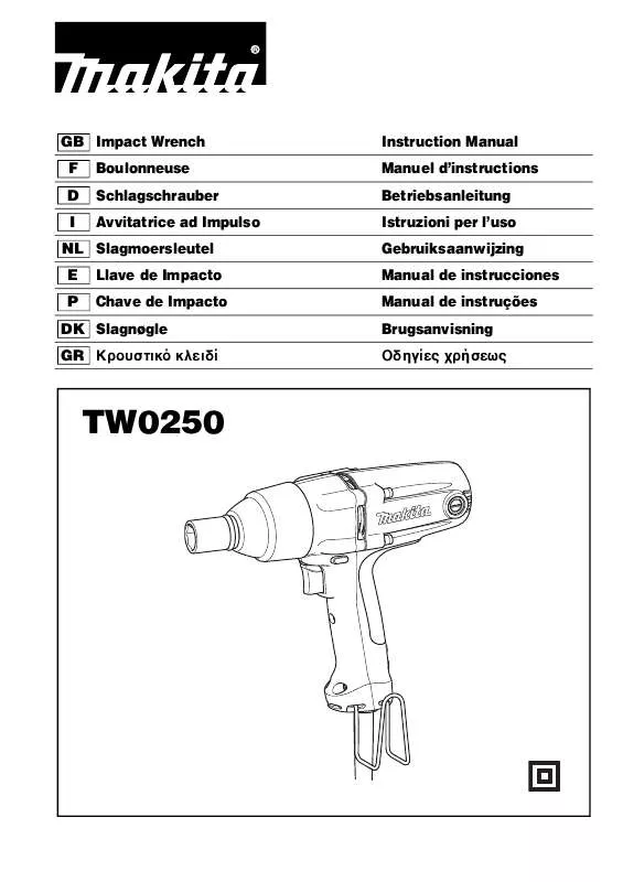 Mode d'emploi MAKITA TW0250