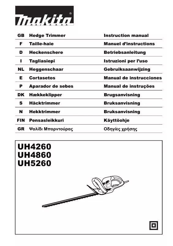 Mode d'emploi MAKITA UH4260