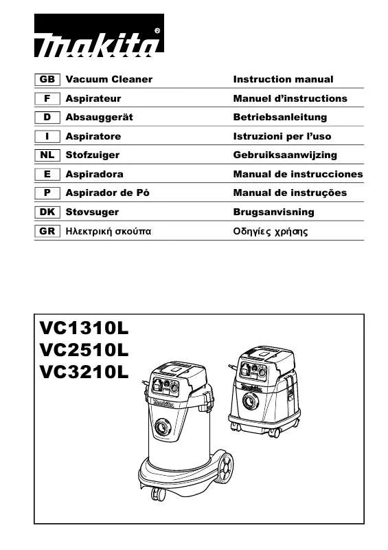 Mode d'emploi MAKITA VC1310L