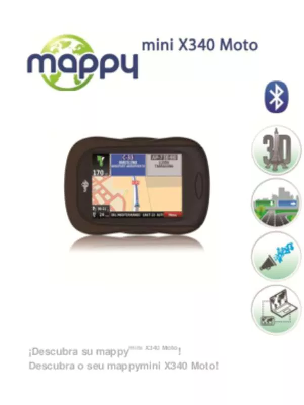 Mode d'emploi MAPPY MINI X340 MOTO