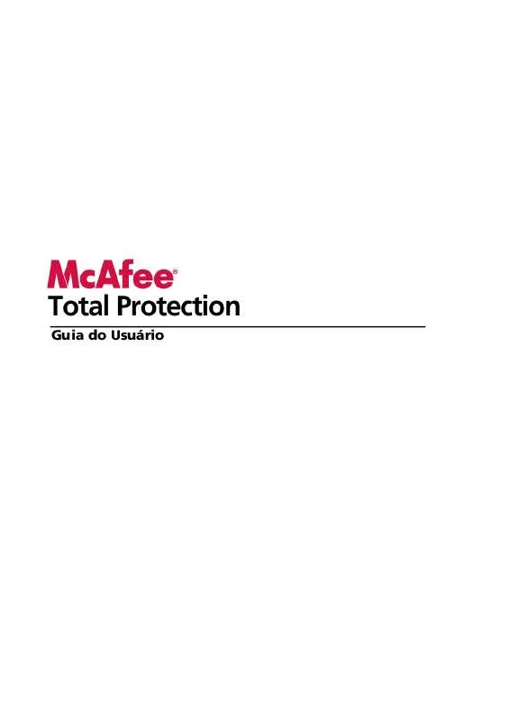 Mode d'emploi MCAFEE TOTAL PROTECTION 2009