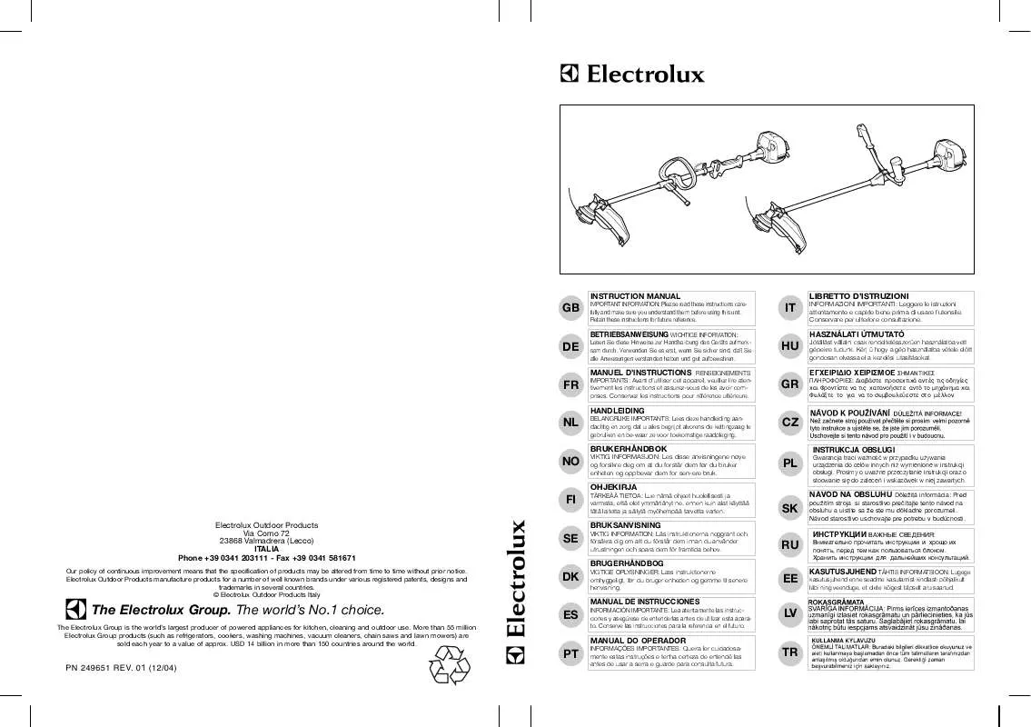 Mode d'emploi MCCULLOCH ELITE 3925