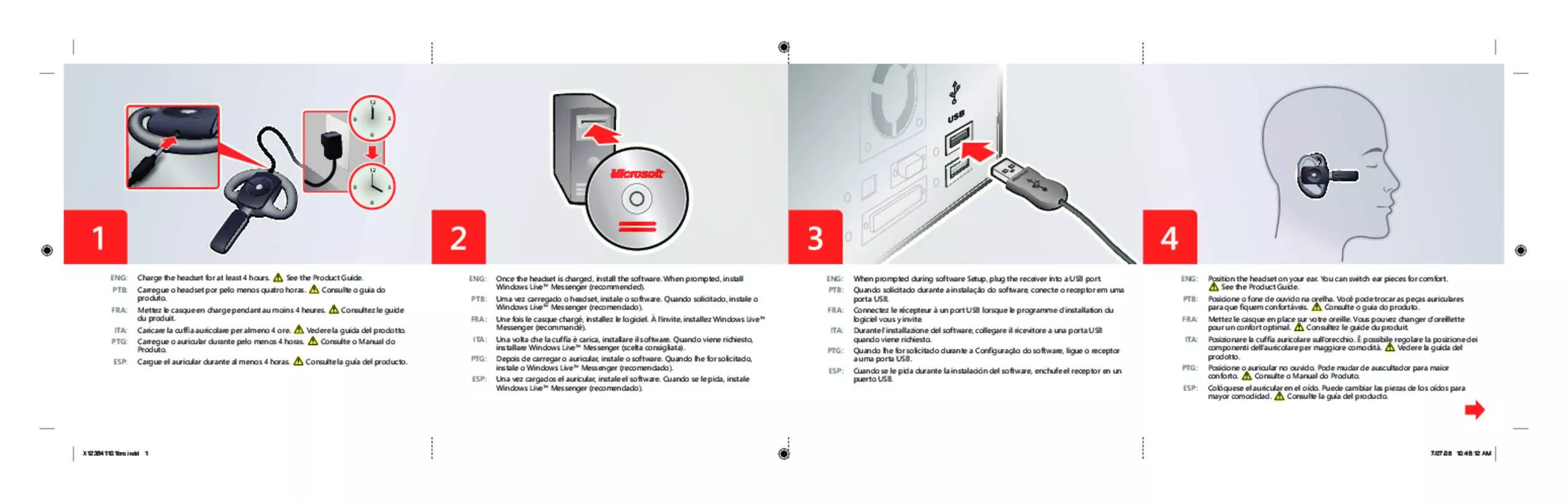 Mode d'emploi MICROSOFT LIFECHAT ZX-6000