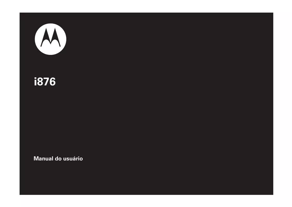 Mode d'emploi MOTOROLA I876