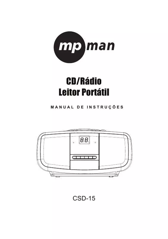 Mode d'emploi MPMAN CSD 15